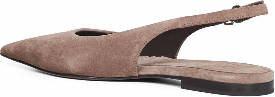 Brunello Cucinelli Suede Slingback Ballerina's - Foto 2