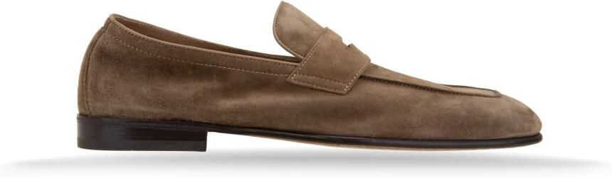 Brunello Cucinelli Suède Slip-On Loafer Schoen