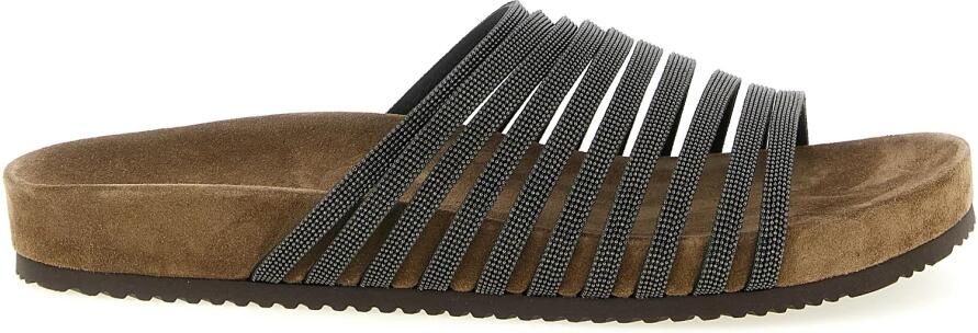 Brunello Cucinelli Suède Slippers