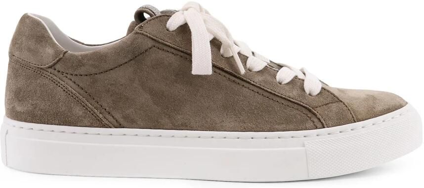 Brunello Cucinelli Suède Sneakers met Monili