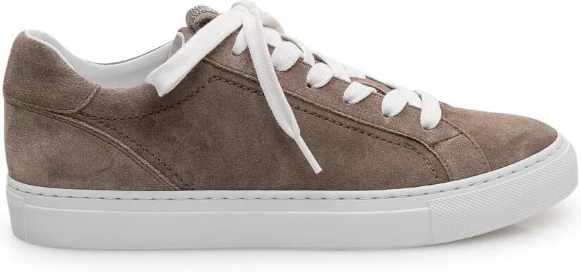 Brunello Cucinelli Suède Sneakers met Monili