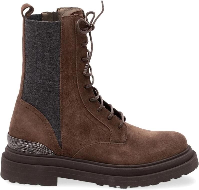 Brunello Cucinelli Suede Veterschoenen