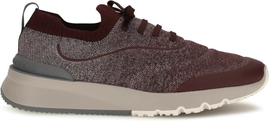 Brunello Cucinelli Techno Katoen Gebreide Sneakers