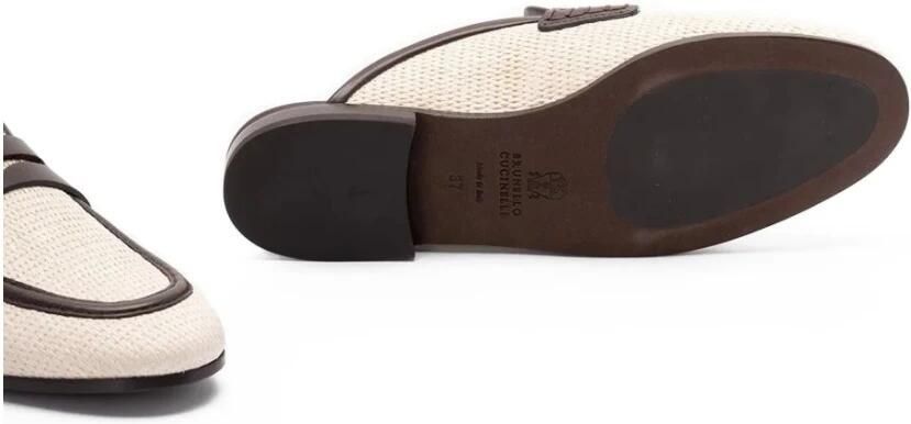 Brunello Cucinelli Techno Raffia Muiltjes - Foto 2