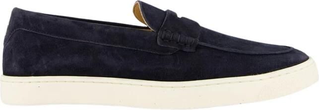Brunello Cucinelli Washed Suede Loafer Sneakers