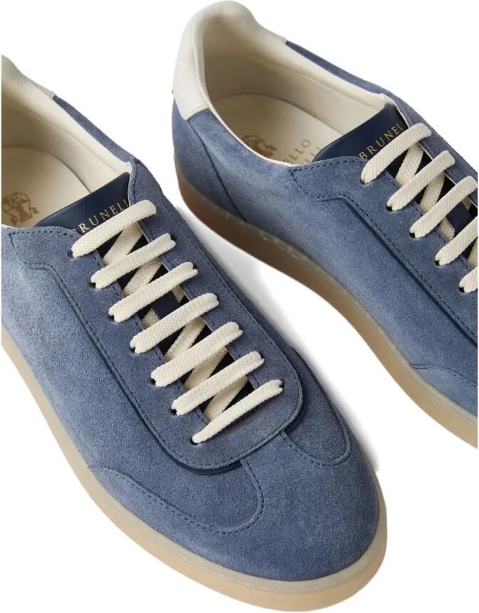 Brunello Cucinelli Washed Suede Sneakers - Foto 2