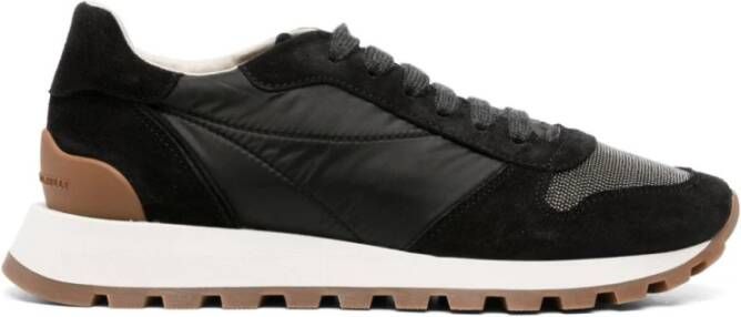 BRUNELLO CUCINELLI C101 Zwarte Sneakers Verhoog je Stijl Black Dames