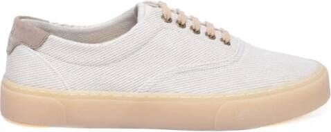 Brunello Cucinelli Canvas Sneakers met Rubberen Zool