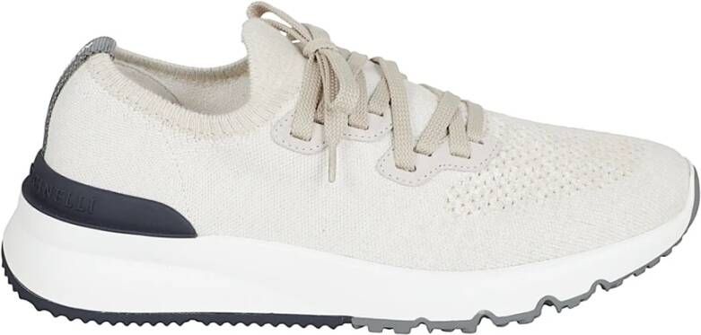 Brunello Cucinelli Cotton Knit Sneakers