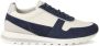 Brunello Cucinelli Donkerblauwe Panel Sneakers - Thumbnail 1