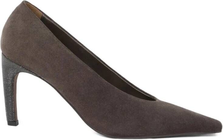 Brunello Cucinelli Elegante Leren Damesschoenen