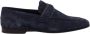 BRUNELLO CUCINELLI Elegante Suède Loafers met Monile Inzetstuk Blue Dames - Thumbnail 1