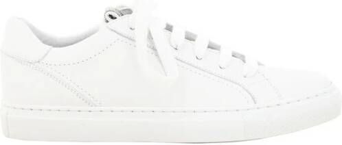 BRUNELLO CUCINELLI Sneakers met glinsterende juweel en platte zool White Dames