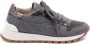Brunello Cucinelli Grijze platte schoenen met vetersluiting - Thumbnail 1