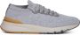 Brunello Cucinelli Grijze Wol Sneakers met Jacquard Breiwerk - Thumbnail 1