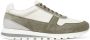 Brunello Cucinelli Groene leren sneaker paneelontwerp - Thumbnail 1