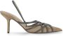 BRUNELLO CUCINELLI Natuurlijke Suède Hoge Hak Sandalen Beige Dames - Thumbnail 1