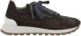 Brunello Cucinelli Iconische Versierde Leren Sneakers - Thumbnail 1