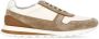 BRUNELLO CUCINELLI Ivoor Leren Sneakers met Contrasterende Details Multicolor Heren - Thumbnail 1