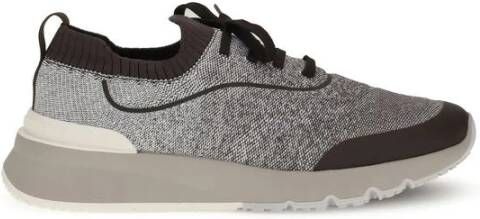 Brunello Cucinelli Katoenen Gebreide Sneakers Runners