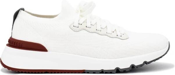Brunello Cucinelli Katoenen Gebreide Sneakers