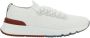Brunello Cucinelli Katoenen Sneakers met Vetersluiting - Thumbnail 1