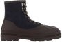 BRUNELLO CUCINELLI Leren enkellaarzen met blokhak Brown Heren - Thumbnail 1