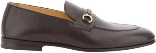 Brunello Cucinelli Leren loafers met metalen details