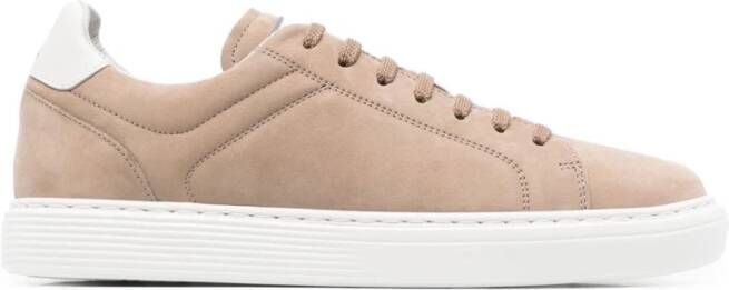 BRUNELLO CUCINELLI Men Shoes Sneakers Brown Ss23 Bruin Heren