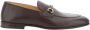 BRUNELLO CUCINELLI Loafers van leer met geantiqueerd messing detail Brown Heren - Thumbnail 5