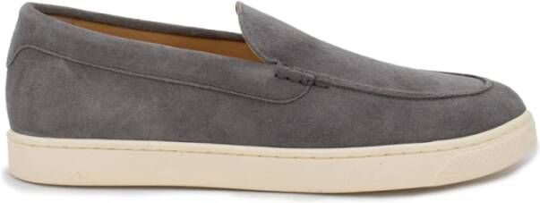BRUNELLO CUCINELLI Moderne Suède Mocassin Trainers Gray Heren