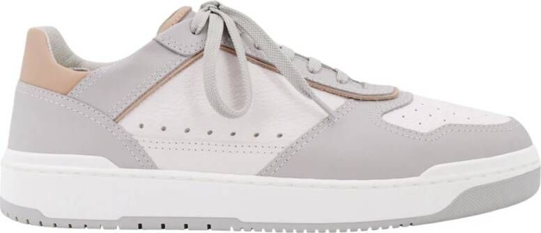 BRUNELLO CUCINELLI Multicolor Leren Sneakers White Heren
