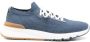 Brunello Cucinelli Navy Knit Sock-Style Sneakers - Thumbnail 1