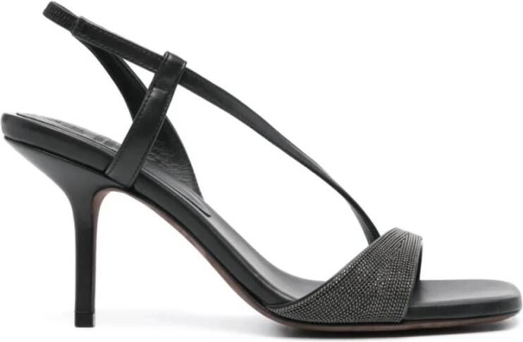 BRUNELLO CUCINELLI Luxe hoge hak sandalen Black Dames