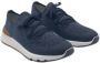 BRUNELLO CUCINELLI Blauwe Denim Katoenen Mesh Hardloopschoenen Blue Heren - Thumbnail 1