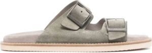 BRUNELLO CUCINELLI Sliders Groen Heren