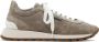 BRUNELLO CUCINELLI Sneakers met glanzend tabblad Brown Dames - Thumbnail 1