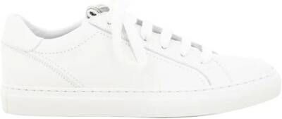 BRUNELLO CUCINELLI Sneakers met glinsterende juweel en platte zool White Dames