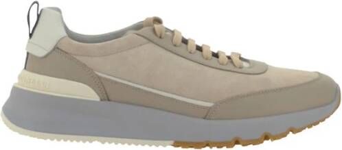 BRUNELLO CUCINELLI Sneakers met reliëflogo en vetersluiting Multicolor Heren