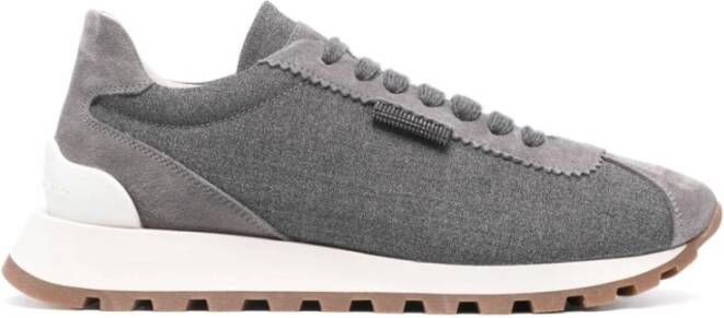 BRUNELLO CUCINELLI Sneakers voor vrouwen Gray Dames