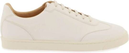 BRUNELLO CUCINELLI Luxe Leren Sneakers White Heren
