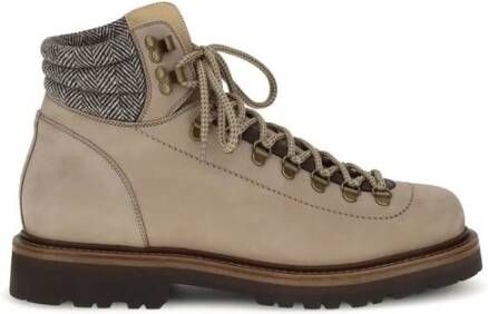 Brunello Cucinelli Sportieve Leren Wandelschoenen