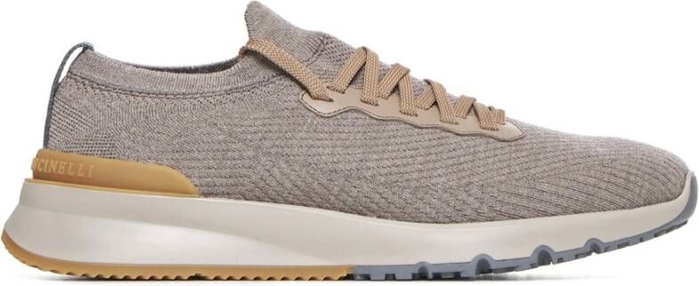 BRUNELLO CUCINELLI Stijlvolle Sneakers Gray Heren