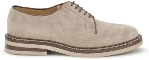 Brunello Cucinelli Suede Derby Veterschoenen