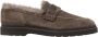 Brunello Cucinelli Suède en shearling mocassins - Thumbnail 1