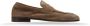 BRUNELLO CUCINELLI Suède Instap Heren Loafer Schoen Brown Heren - Thumbnail 1