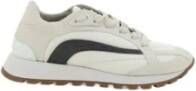 Brunello Cucinelli Suède Leren LowTop Casual Sneakers