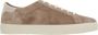 BRUNELLO CUCINELLI Suede Low-Top Sneakers met Logo Beige Heren - Thumbnail 1