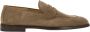 BRUNELLO CUCINELLI Suede Penny Loafer Beige Heren - Thumbnail 1