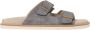 Brunello Cucinelli Suède Slide Sandalen - Thumbnail 1